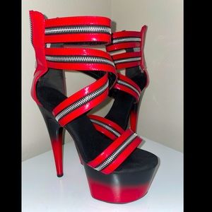 Pleaser 6 inch heels size 9